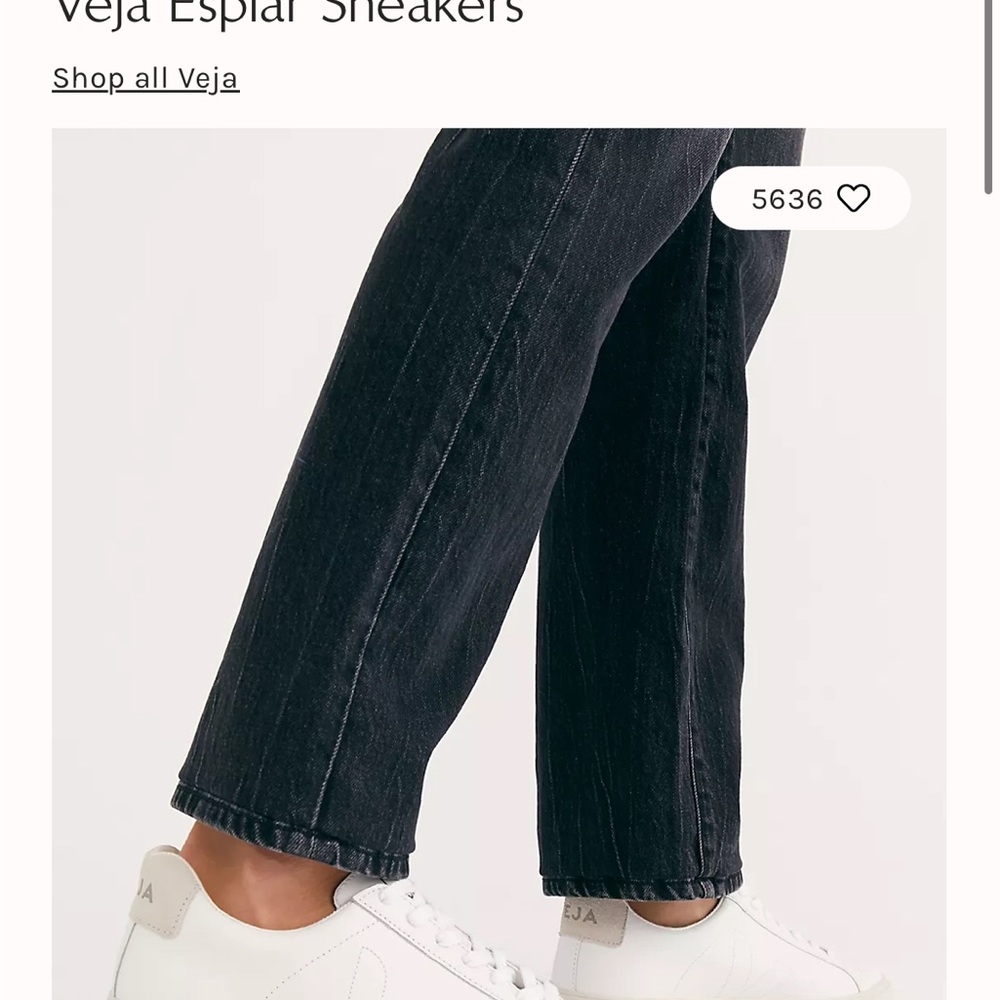 Never worn Veja white shoes - Picture 3 of 4